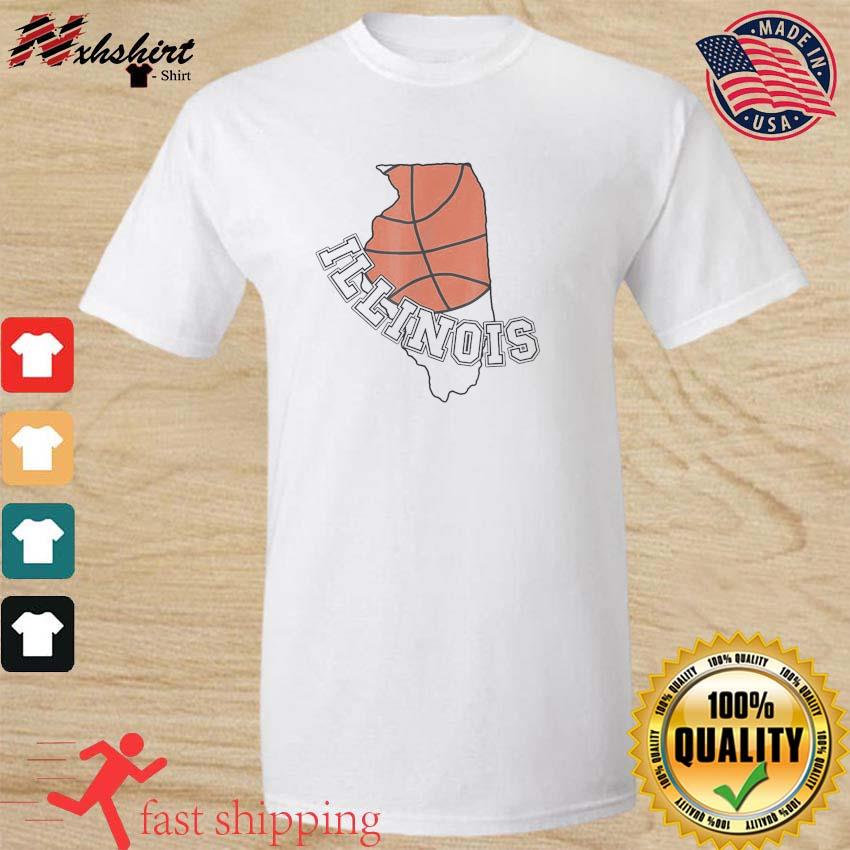 Illinois is the fight illini state Illinois IL basketball T-Shirt