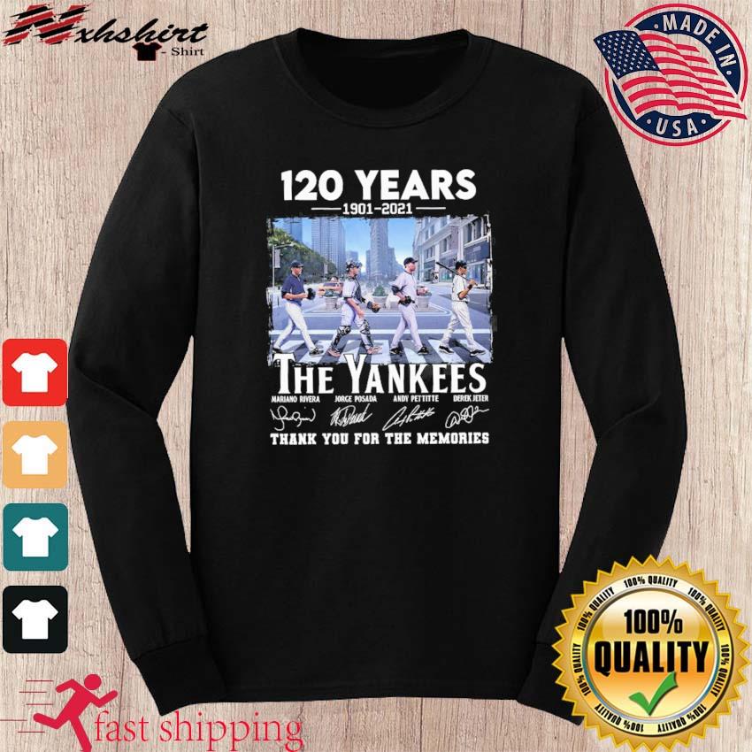 The New York Yankees Abbey Road signatures 2021 shirt, hoodie, sweater,  long sleeve and tank top