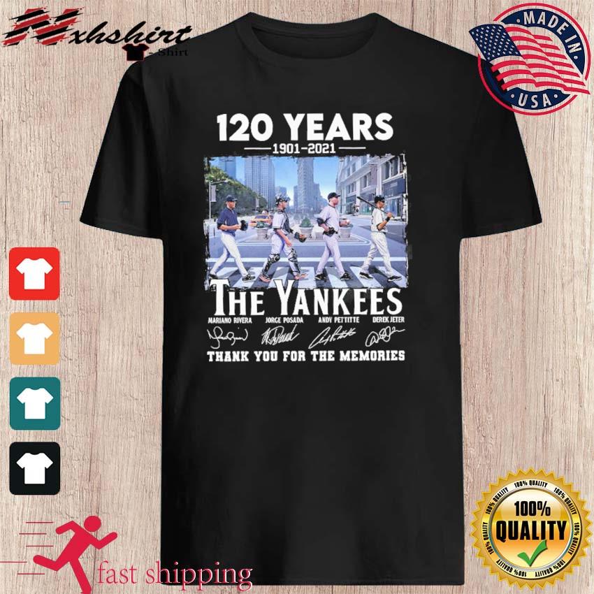 120 Years 1901 2021 The New York Yankees With Rivera Posada