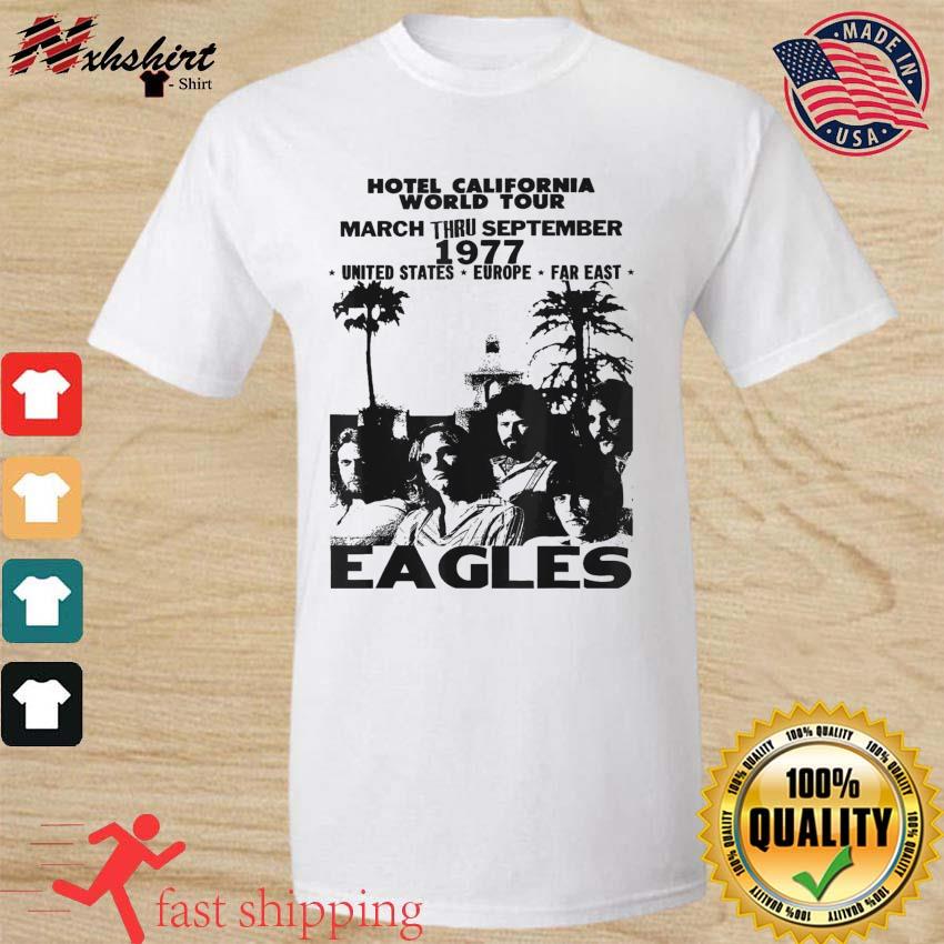 The Eagles Band Shirt, Hotel California Vintage Unisex T-shirt Short Sleeve