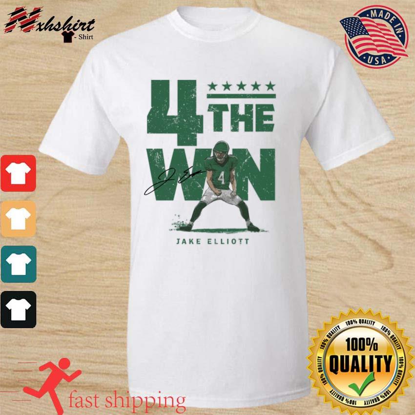 4 the win Jake Elliott signature shirt - Limotees