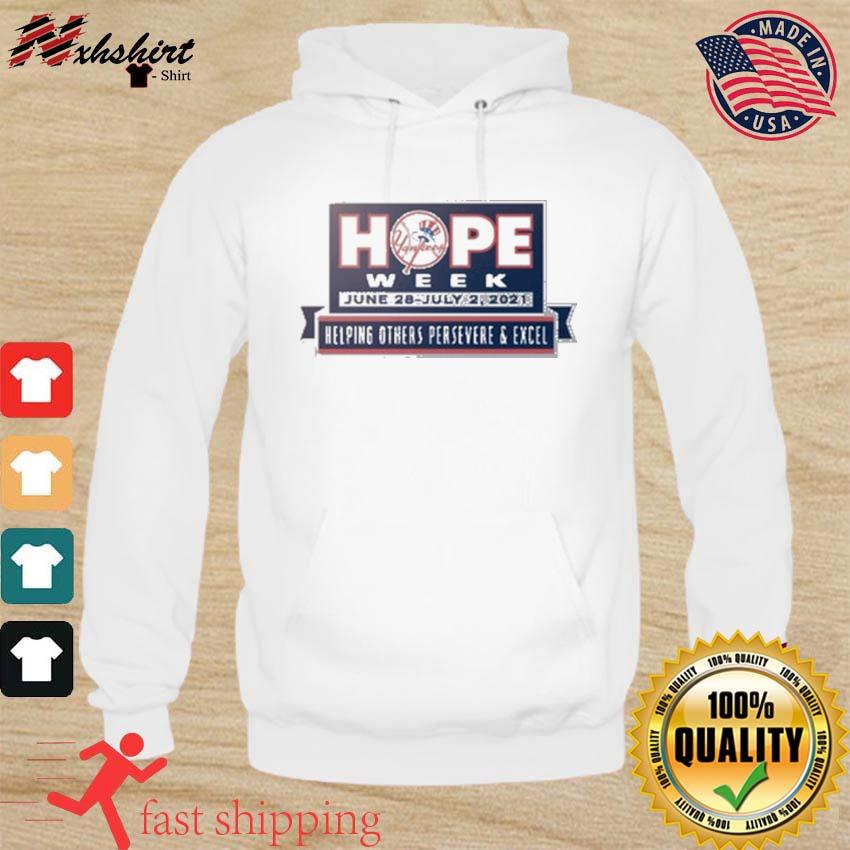 Yankees Hope Week Helping Others Persevere & Excel Shirt, hoodie