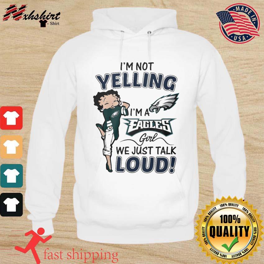 Betty boop philadelphia eagles football shirt, hoodie, sweater and long  sleeve