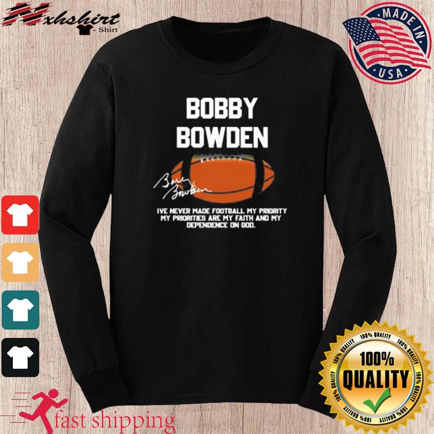 legends never die bobby bowden shirt