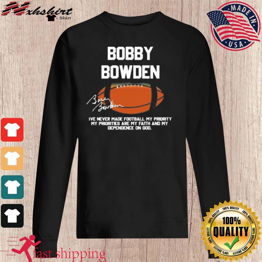 legends never die bobby bowden shirt