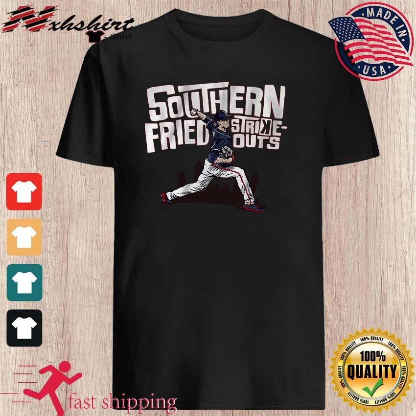 Max Fried Southern Fried Strikeouts Atlanta Braves Baseball Shirt