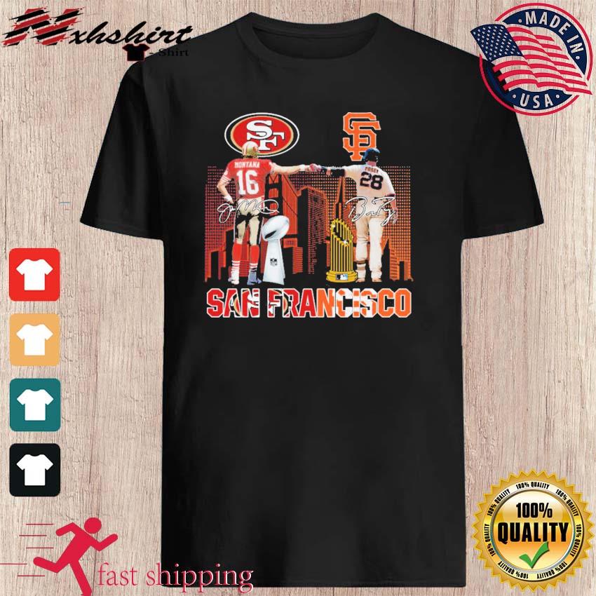 San Francisco 49ers Montana x San Francisco Giants Posey San Francisco City  Signatures Shirt, hoodie, sweater, long sleeve and tank top