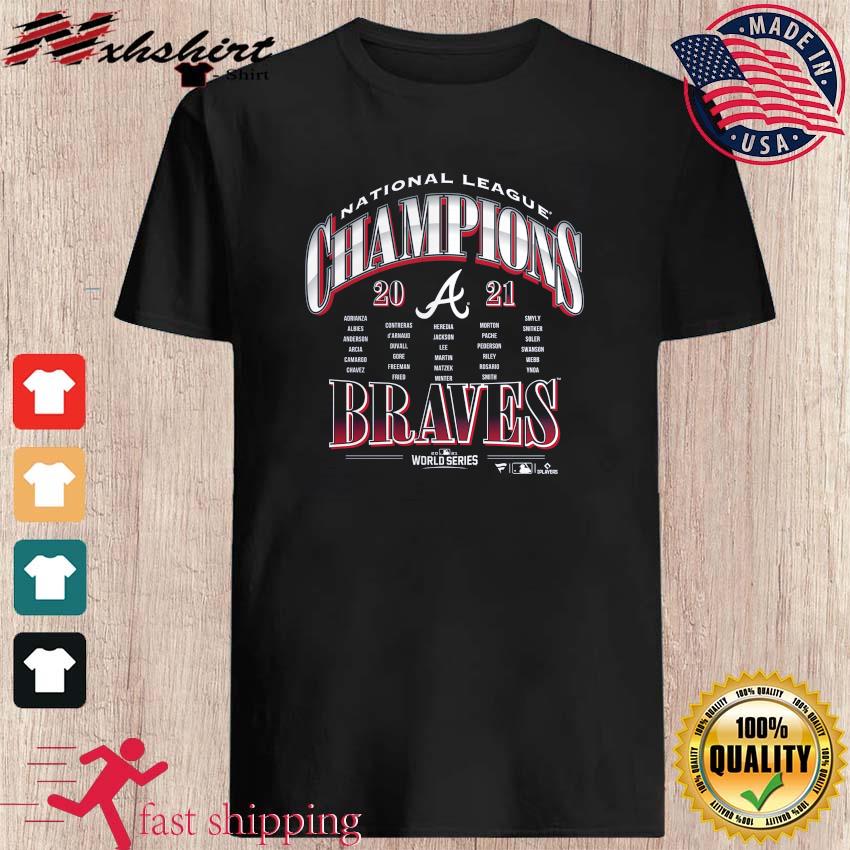 Atlanta Braves 2021 National League Champions t-shirt, hoodie