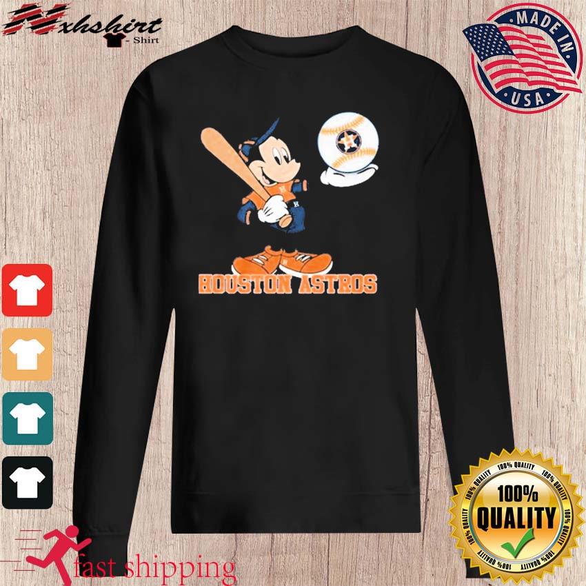 Mickey Mouse Houston Astros Baseball Shirt - High-Quality Printed Brand