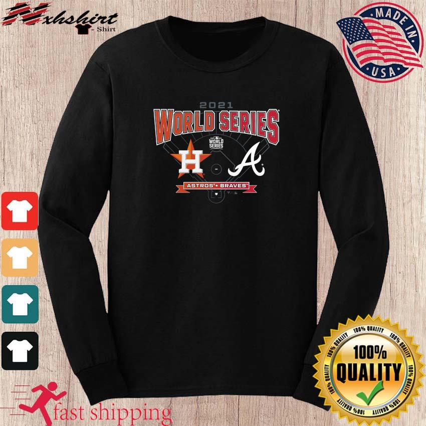 Official Houston Astros vs Atlanta Braves Black 2021 World Series Matchup T- Shirt Black, hoodie, sweater, long sleeve and tank top