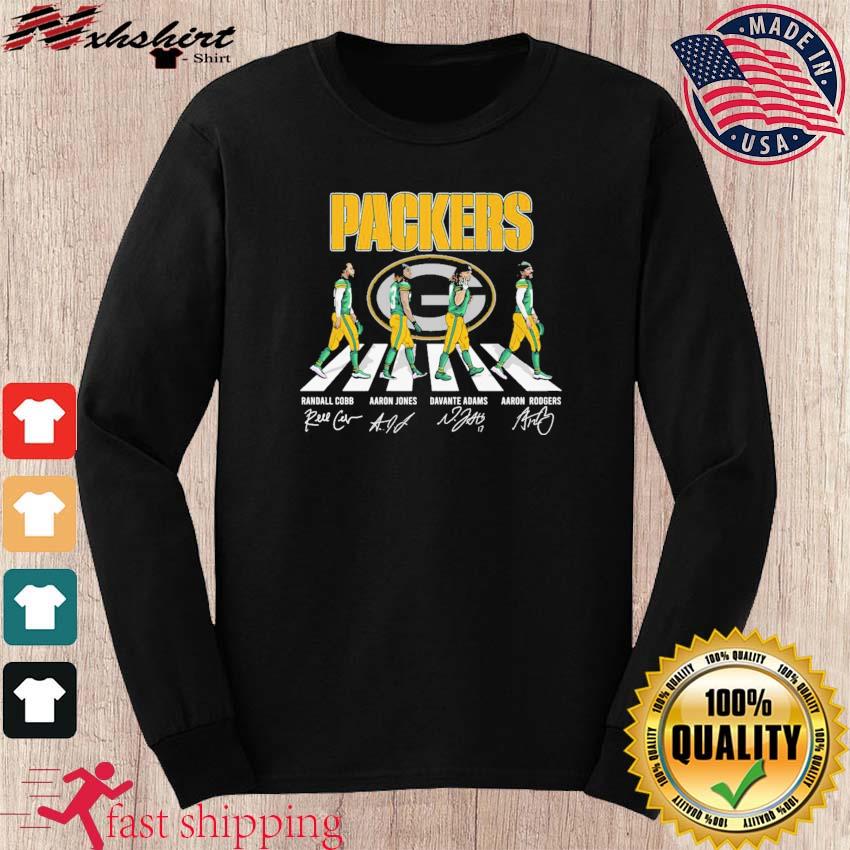 Green Bay Packers abbey road signatures T-shirt