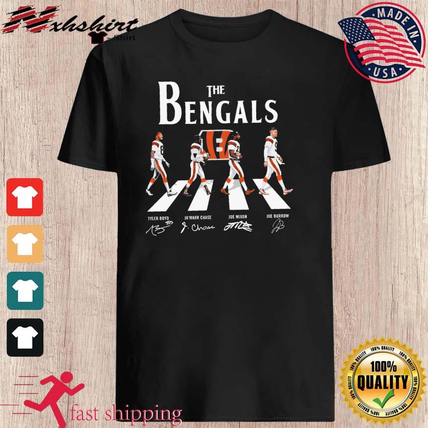 The Cincinnati Bengals Abbey Road Signatures T-Shirt, hoodie