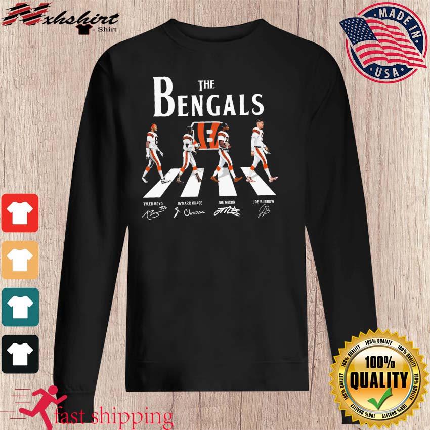 The Cincinnati Bengals Abbey Road Signatures T-Shirt, hoodie