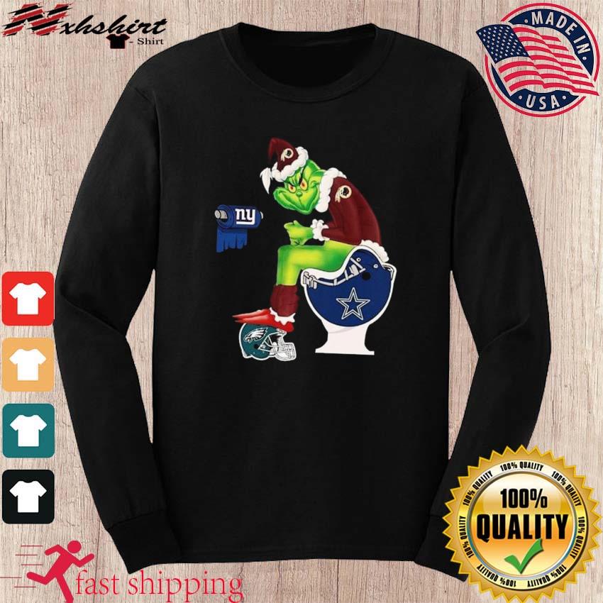 The Grinch Dallas Cowboys Shit On Other Teams Christmas Shirt