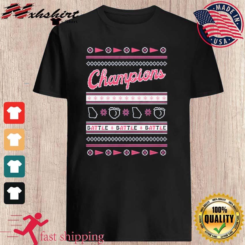 Atlanta Braves Champions Battle Battle Battle Ugly Christmas shirt