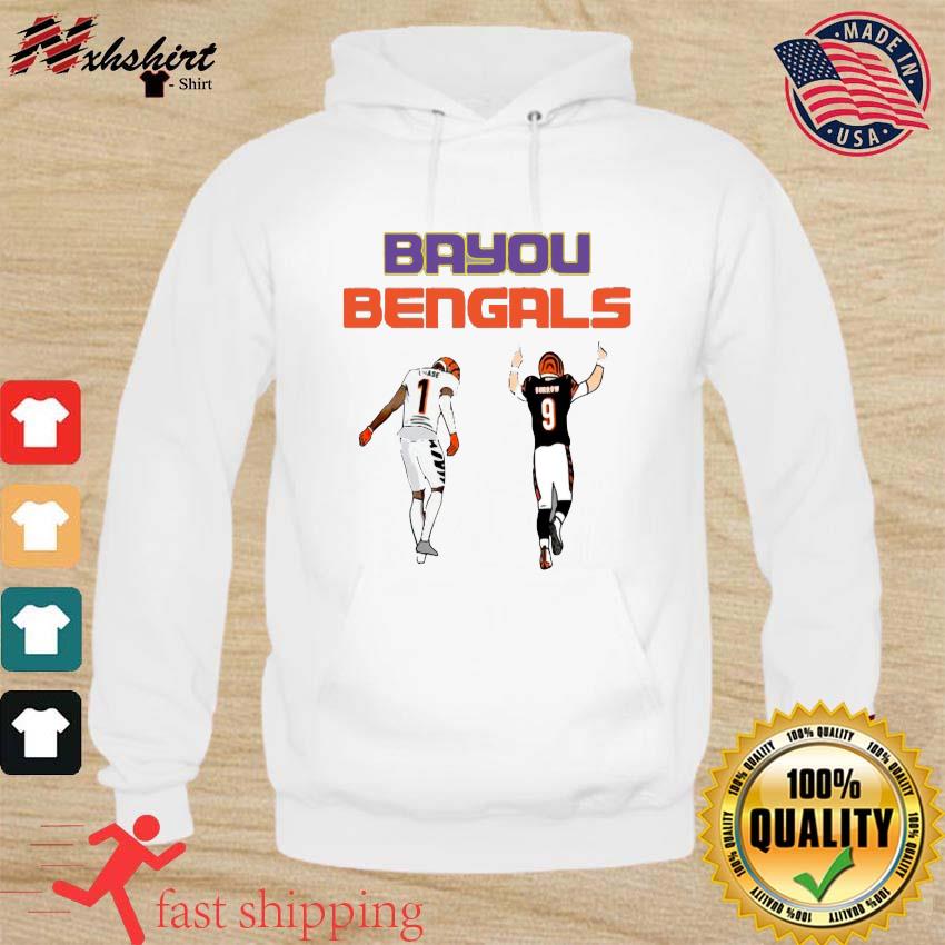 BAYOU BENGALS Ja'marr Chase And Joe Burrow Shirt, hoodie, sweater