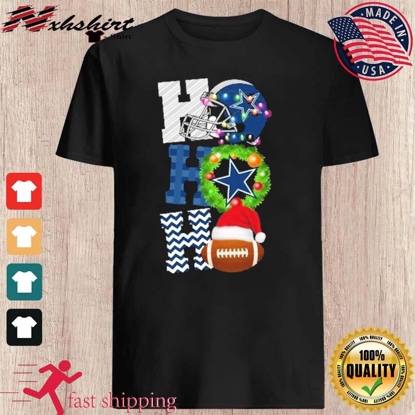 Ho Ho Ho Dallas Cowboys Football Christmas shirt - Dalatshirt