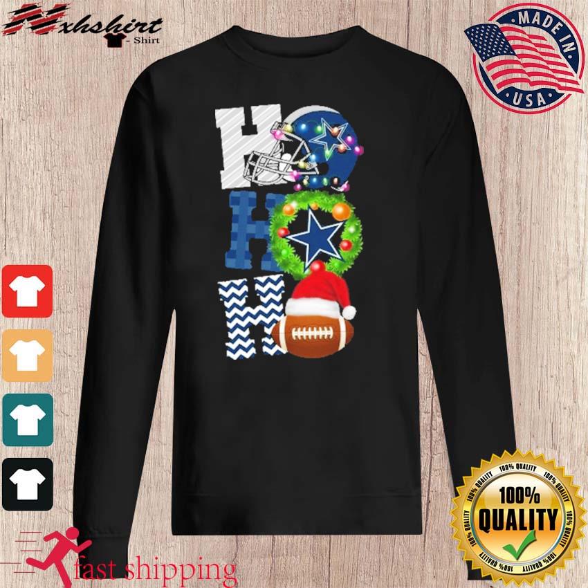 Ho Ho Ho Dallas Cowboys Football Christmas shirt - Dalatshirt