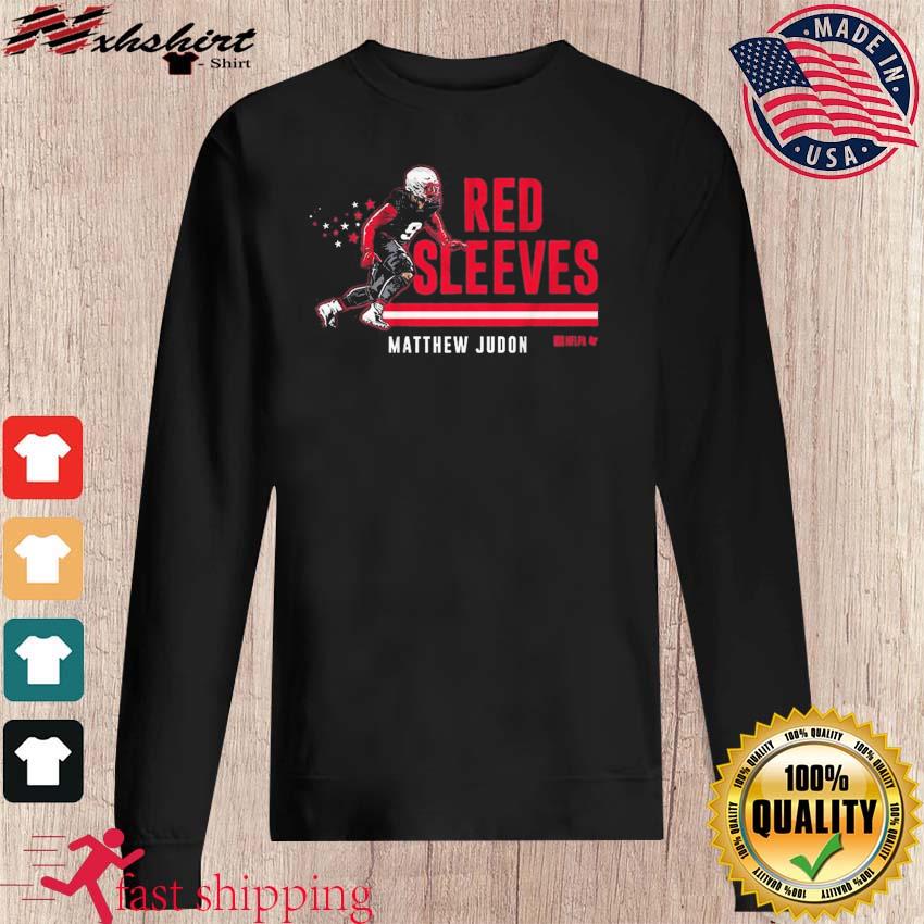 Matthew judon red sleeves shirt, hoodie, sweater, long sleeve and tank top