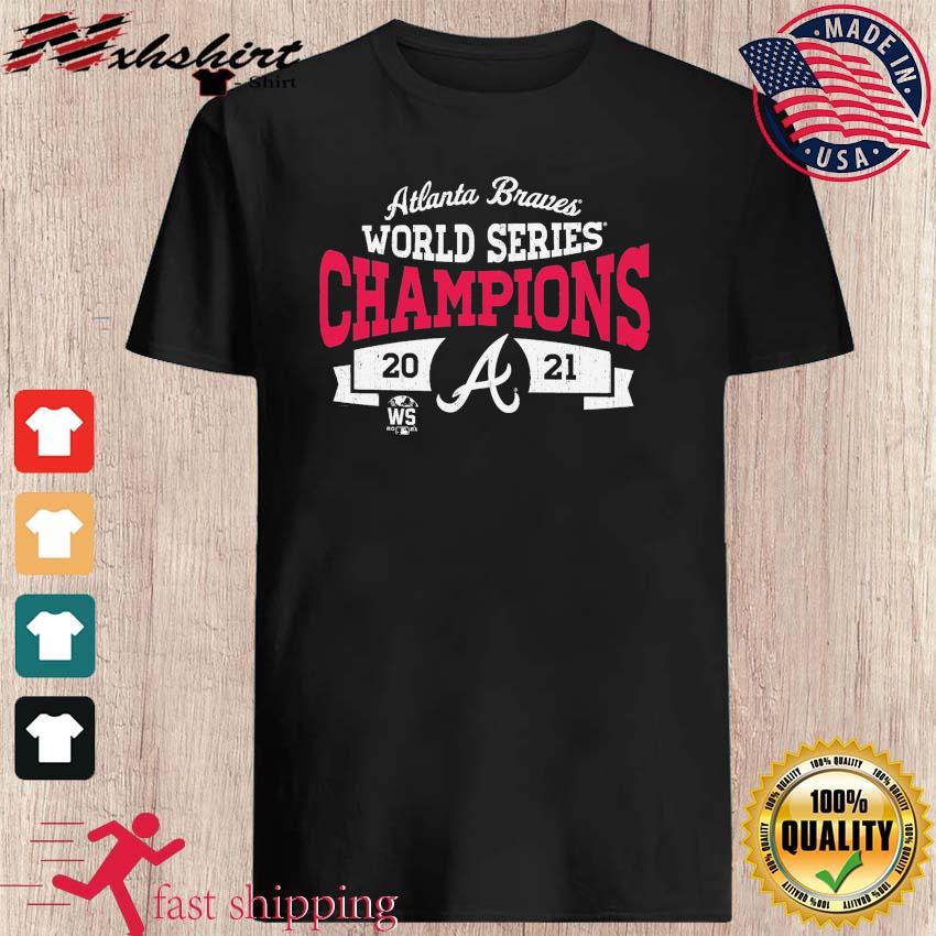 atlanta braves world series championship t shirts