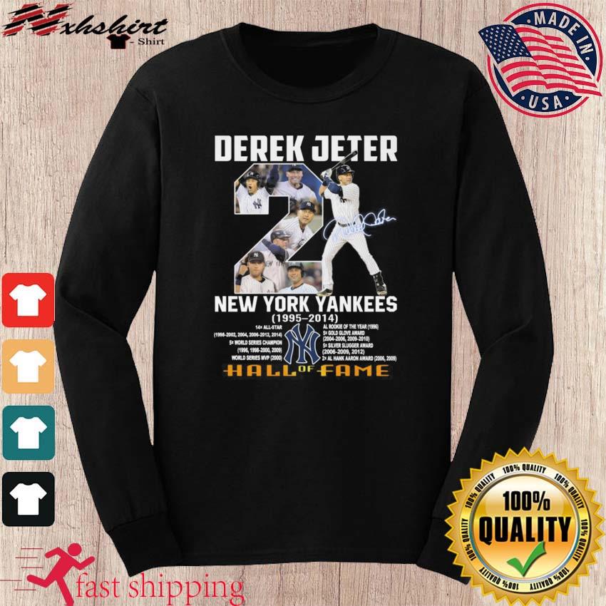 Derek Jeter New York Yankees 1995 2014 hall of fame signature T