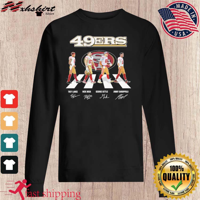 San Francisco 49ers Abbey Road signatures shirt, hoodie, sweater, long  sleeve and tank top