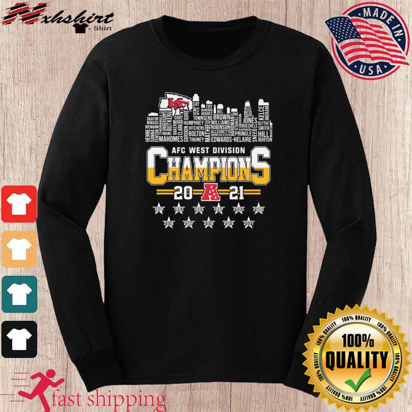 Kansas City Chiefs AFC West Division Champions Logo shirt, tank top