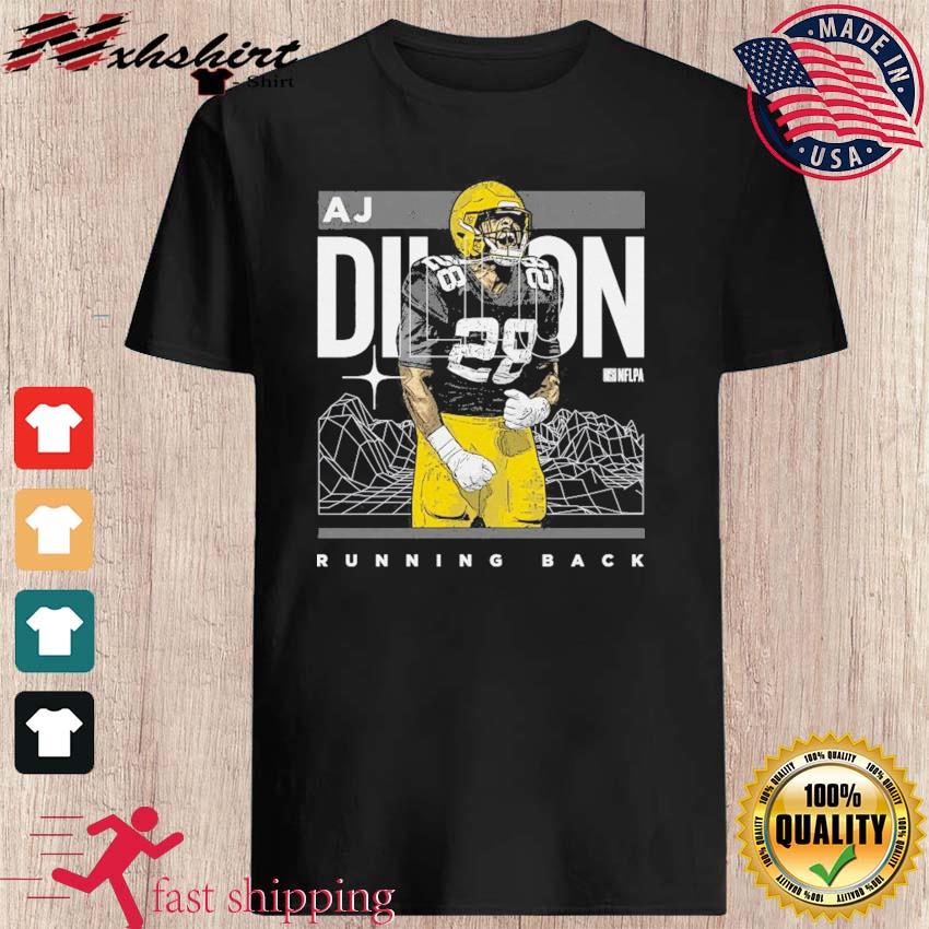 green Bay A.J. Dillon cyber running back shirt, hoodie, sweater and long  sleeve