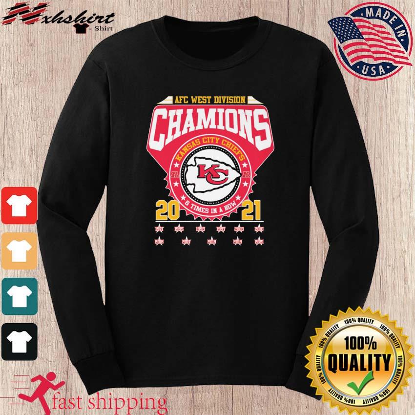 Kansas City Chiefs AFC West Division Champions 6 times in a row