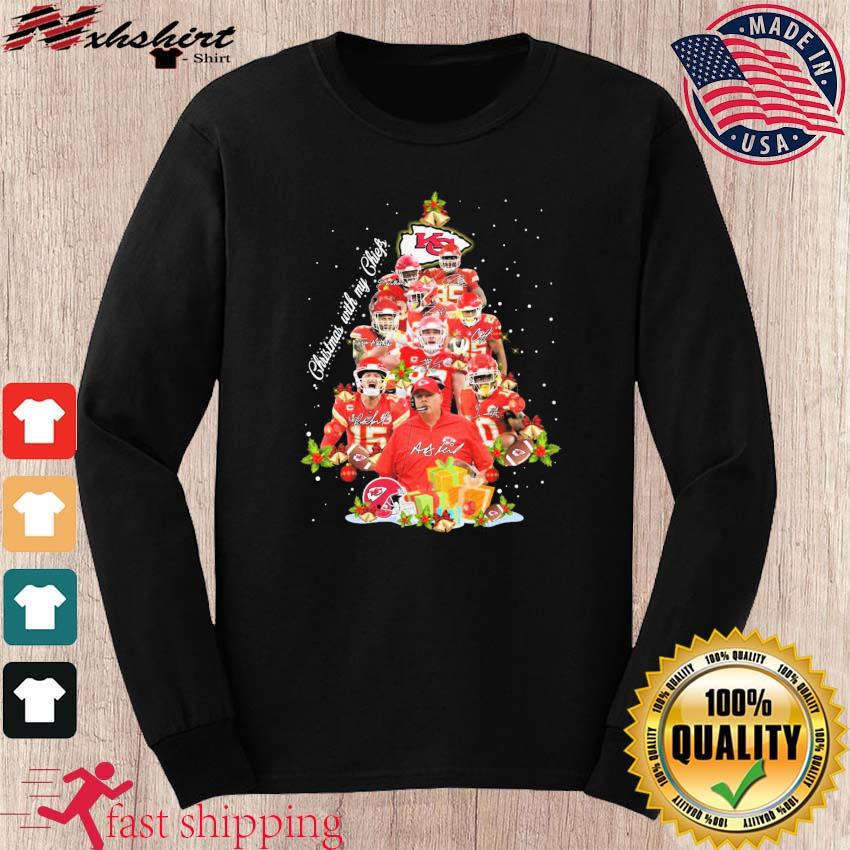 Christmas With My Kansas City Chiefs All Teams Players Christmas Tree  Shirt, hoodie, sweater, long sleeve and tank top