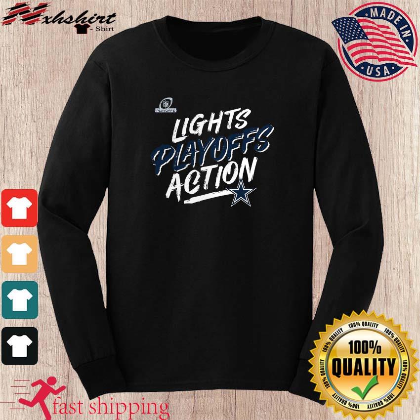 Official Dallas Cowboys 2021 NFL Playoffs Bound Lights Action T-Shirt,  hoodie, sweater, long sleeve and tank top