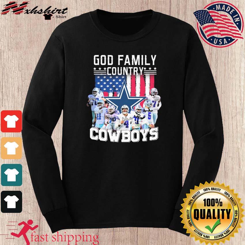 Dallas Cowboys American flag signatures shirt, hoodie, sweater and v-neck t- shirt