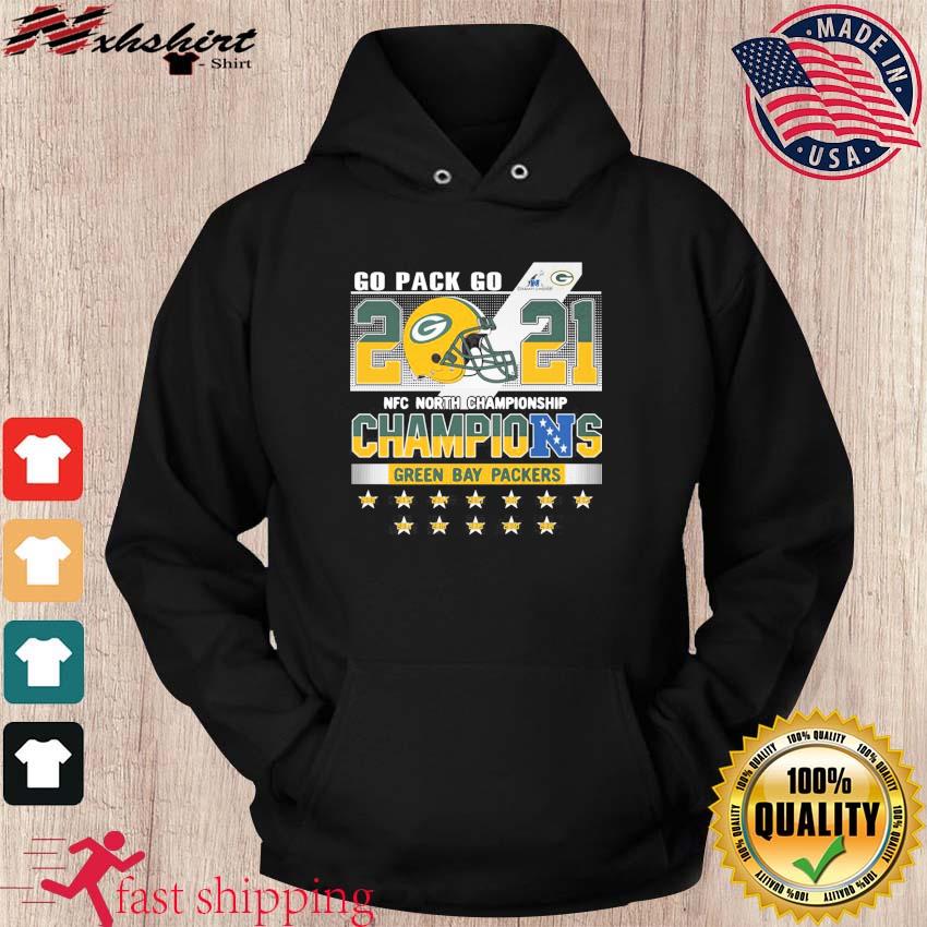 Go Pack Go 2021 NFC North Division Champions Green Bay Packer shirt -  Dalatshirt