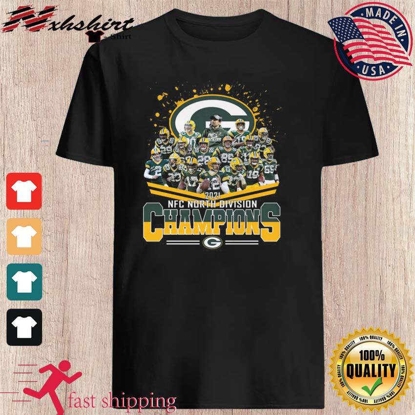 Green Bay Packers Team NFC North Division 2021 Champions T-Shirt