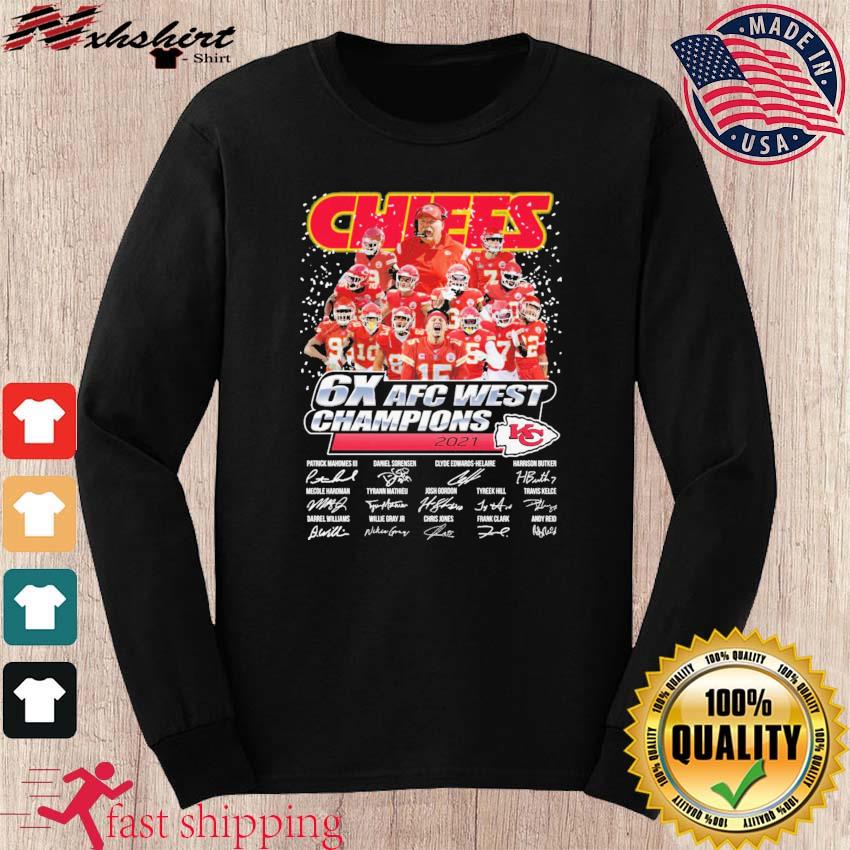 Kansas City Chiefs 6x AFC West Champions Shirt, hoodie, sweater