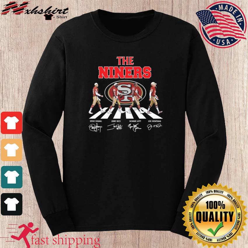 San Francisco 49Ers The Niners abbey road signature shirt, hoodie, sweater,  long sleeve and tank top