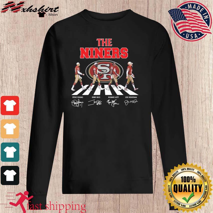 The Niners San Francisco 49ers Abbey Road Signatures Shirt, hoodie