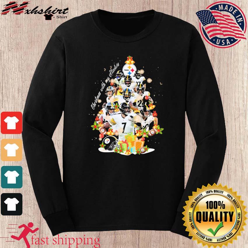 Xmas Tree Christmas With My Pittsburgh Steelers Shirt, hoodie, sweater,  long sleeve and tank top