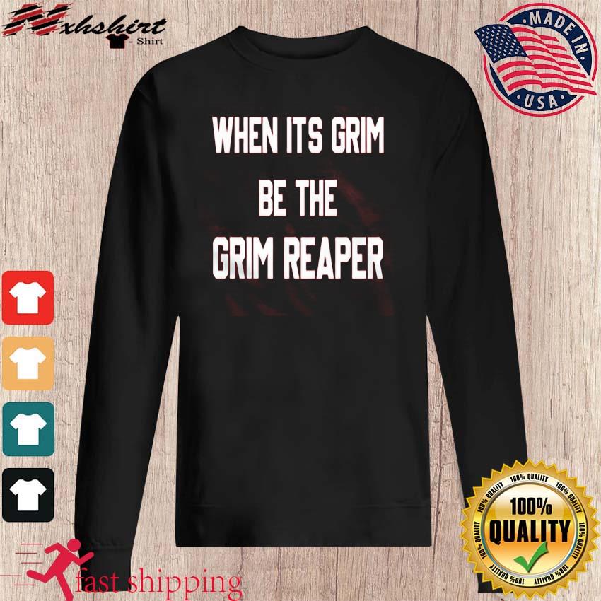 Patrick Mahomes 13 Second When It's Grim Be The Grim Reaper T-Shirt,  hoodie, sweater, long sleeve and tank top