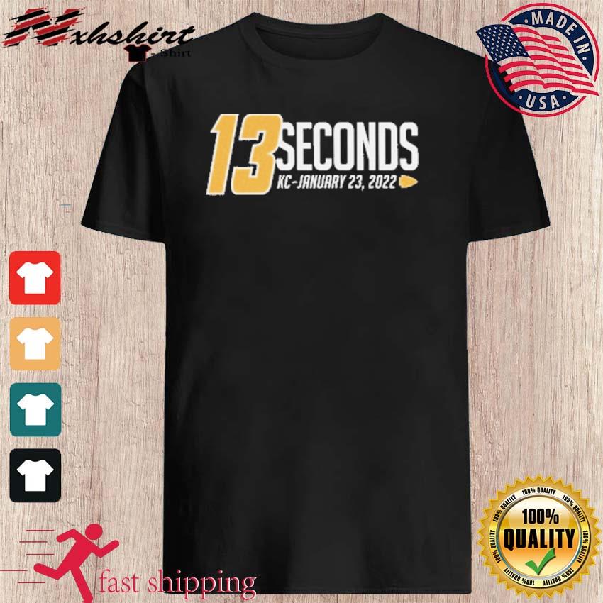 Chiefs 13 Seconds Kcjanuary 23,2022 Unisex T-Shirt - Teeruto