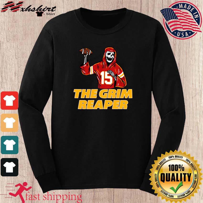 Premium 15 Patrick Mahomes The Grim Reaper Kc Chiefs Shirt, hoodie,  sweater, long sleeve and tank top