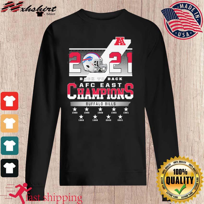 Buffalo Bills 2021 Back To Back AFC East Champions T-Shirt - Teespix -  Store Fashion LLC