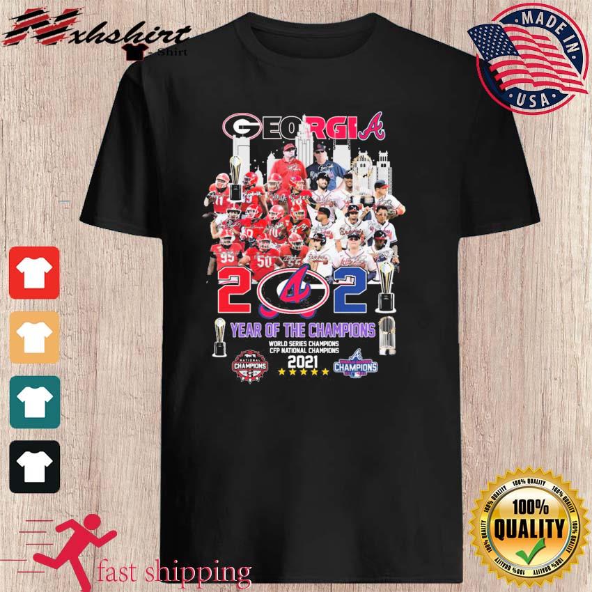 Georgia Bulldogs Vs Atlanta Braves Georgia Year Of The Champions Shirt