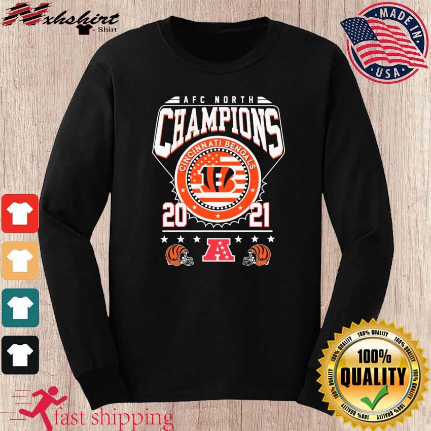 Cincinnati Bengals AFC North 2021 Champions T-shirt, hoodie, sweater, long  sleeve and tank top