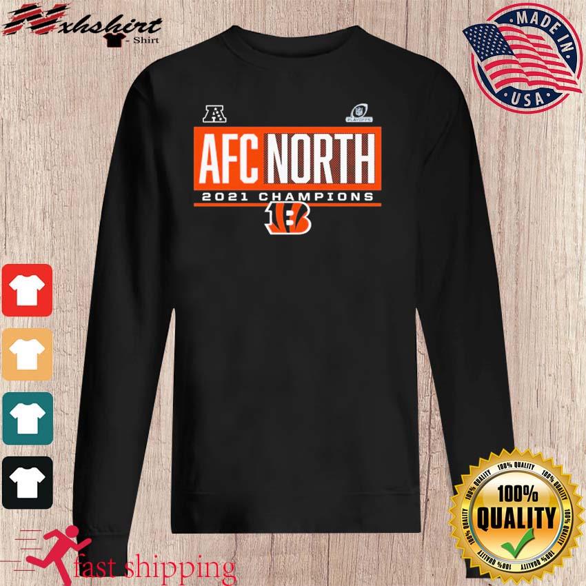 Official Cincinnati Bengals AFC North Division Champions shirt, hoodie,  sweater, long sleeve and tank top