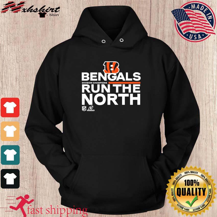 Cincinnati Bengals 2021 2022 run the north shirt, hoodie, sweater