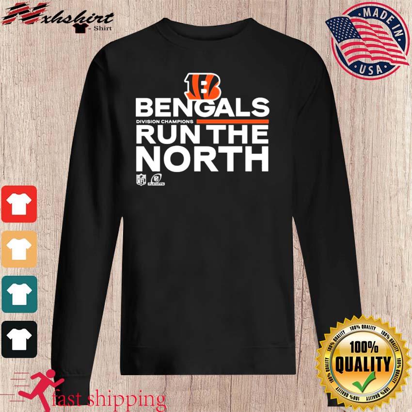 Cincinnati Bengals 2021 Division Champions Run The North shirt -  Tentenshirts