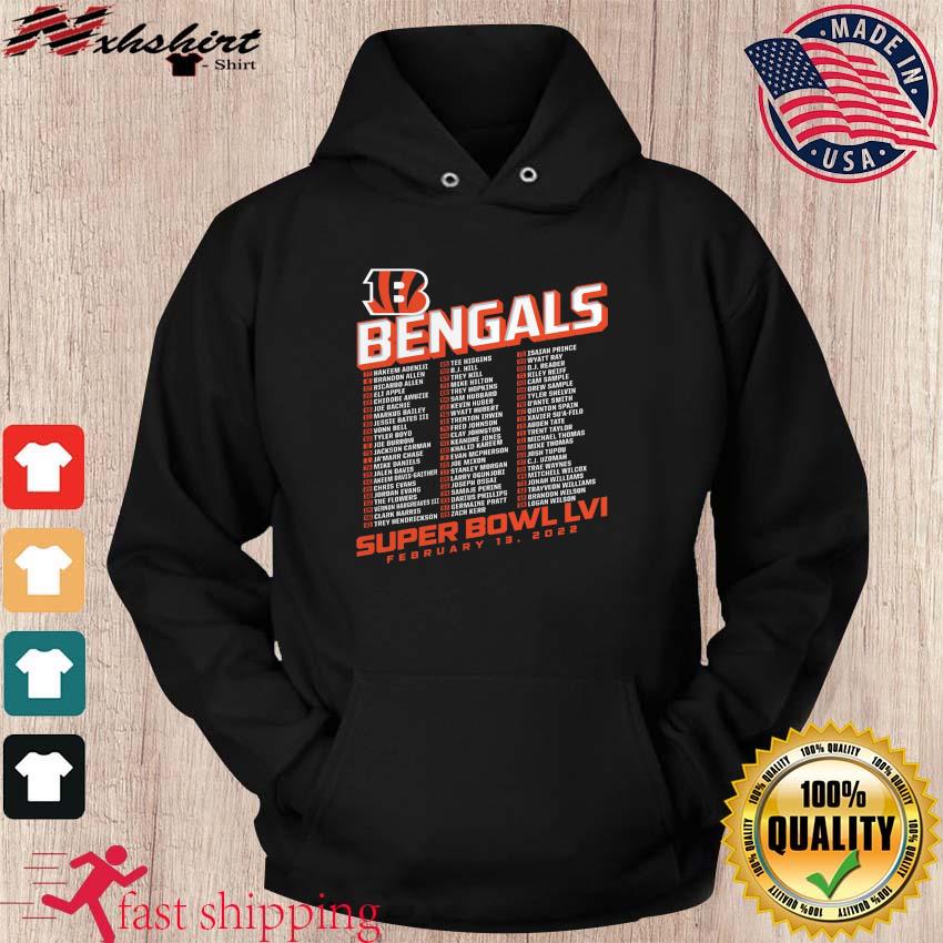 Official Cincinnati Bengals 2022 Super Bowl LVI Bound Tilted