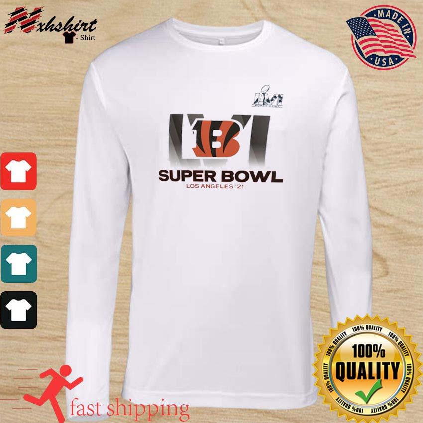 Men's Fanatics Branded Black Cincinnati Bengals Super Bowl LVI Bound Tilted  Roster Long Sleeve T-Shirt