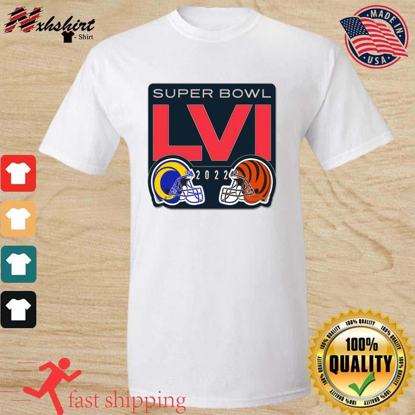 Cincinnati Bengals Los Angeles Rams 2022 LVI Super Bowl Shirts